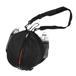 Basketball Bag Fotball Fotball Volleyball Softball Sport Ball Bag Skulder Vesker Svart