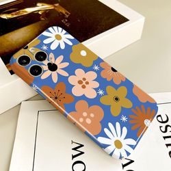 Sajygv Full blomst Skriv ut telefonveske luksusmote hardt filmdeksel Apple iPhone 14 13 12 11 Pro Mini Xs X Max Poly Se 8 7 6s 6 Plus B09 For iphon...