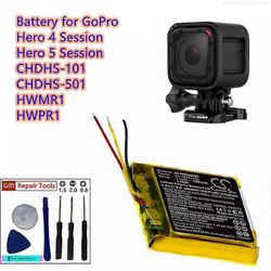 Kameran akku 37V / 1000mAh 601-06750-000 601-10257-000 GoPro Hero 4 Session Hero 5 -istunnolle CHDHS-501 CHDHS-101 HWMR1 HWPR1
