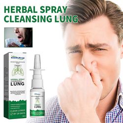 Lung Detox Herbal Cleanser Spray til rygere Ryd næsestop Anti Snoring Solution Stop Snore Relief Spray Ny