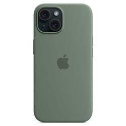 Til iPhone 15 Plus etui kompatibel med MagSafe Soft Silicone Phone Protective Shell-Green Grøn Style G iPhone 15 Plus