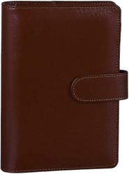 A6 PU nahkainen kannettavan sideaine, uudelleentäytettävä 6-renkainen sideaine A6-täytepaperille, irtolehtinen henkilökohtainen suunnittelijan kans...