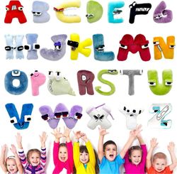 Till 26 kpl aakkoset kirjain lore pehmolelut, aakkoset kirjain lore pehmot lelut, pehmeä pehmoeläinhahmo nukke lapsille ja aikuisille