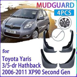 Lowest Cost Purchase Bil Mud klaffer For Toyota Yaris Vitz 2006 ~ 2011 Xp90 2007 2008 2009 2010 Mudguard Splash Guards Fender Mudflaps Auto tilbehør