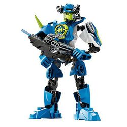 Star Warrior Soldiers Heroes Factory Bionicle Surge String Robot Figurer blokerer børn legetøj Blå