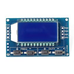 Signalgenerator pwm pulsfrekvenscyklus justerbart modul LCD-display 1hz-150khz 3,3 v-30v pwm bordmodul