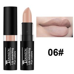 12Color matta huulipuna vedenpitävä pitkäkestoinen kosmetiikka musta sininen violetti vihreä matta 1kpl