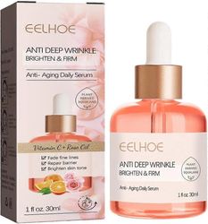 Ruusuöljy anti-aging seerumi ryppyihin, kasvoöljy kirkastaa, kosteuttaa, kiinteyttää ja paljastaa säteilevän ihon (2kpl, 30ml)