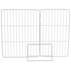 Kaupallinen pakastimen jakajaverkkoerotin – kevyt rautalangan säilytysratkaisu supermarketteihin ja jäätelökauppoihin – tehokas tilankäyttö Valkoin...