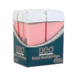 Bba Deo Roller Wax Cartridge Lotioner För Vaxning - Rosa - 100 ml - Förpackning Av 6