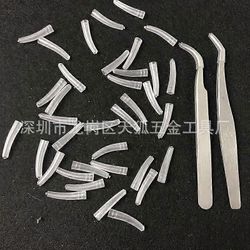 100 kpl pinsettisuojan kansi kirkas pinsetit kärkikorkki holkkipistesuojat ruostumattomasta teräksestä valmistetulle kyynärpääpinsetille Läpinäkyvä...