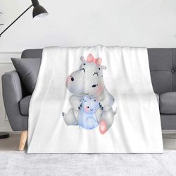 Virtahepo heittää huopa, pehmeä kevyt flanellihuopa sohville, sänky, setteesFVBG-257 50x40in 125x100cm