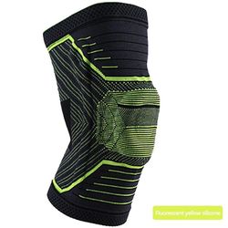 1Pcs silikone knæ pad skridsikker åndbar basketball vægtløftning foråret knæ støtte unisex professionel sport wrap 16 Xl