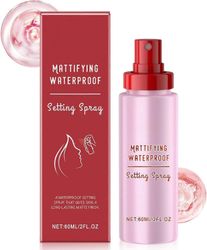 unbrand Powder Melting Glass Setting Spray, Makeup Setting Spray mattapintainen vedenpitävä, pidä meikkisi raikkaana ja kirkkaana, sopii kaikille i...