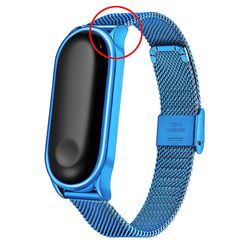 Sajygv Grå D til Miband Metal armbånd til Xiaomi Mi Band 6 rem Sport armbånd til Miband udskiftning Åndbar rem til Miband Blå B For Miband 5 6