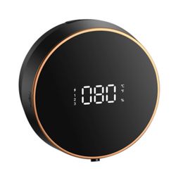 Automaattinen saippua-annostelija 3-tasoinen säädettävä annostelija seinälle asennettava ladattava Musta