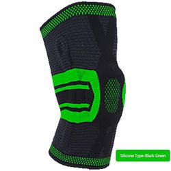 1Pcs silikone knæ pad skridsikker åndbar basketball vægtløftning foråret knæ støtte unisex professionel sport wrap 11 L