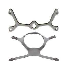 Päähineet ja kangasrunko Wisp-nenämaskille, vaihtorunko ja CPAP-päähineet, vakio Si Harmaa