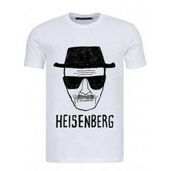 RockShark Heisenberg Breaking Bad White Tee T Shirt Hvid L