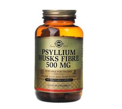 Solgar Psyllium kuoret kuitu 500 mg vihannesten kapselia, 200