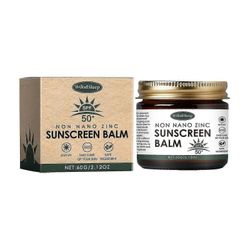 Beef Talow ja sinkki aurinkobalsami, Non Nano sinkki aurinkovoidevoide, luonnollinen aurinkovoide ruoholla ruokittu tali SPF 50+, ei-nano
