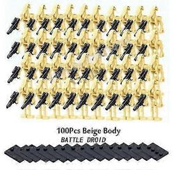 Star Wars -minihahmot, Super Battle Droid ja B1 Battle Droid Army -rakennuspalikka-toimintaleluhahmot tyyli 22
