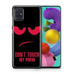 König Taske Mobiltelefonbeskytter til OnePlus 8 Pro Case Cover Taske Kofanger Cases TPU Motiv Dont røre min telefon rød