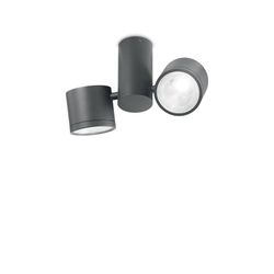 Ideal Lux Lighting Ideel Lux solbriller - LED 2 Lys Loft Light Antracit IP44