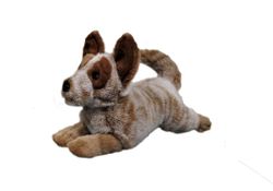 Bocchetta Plush Toys Flame karjakoira - 28cm levyke, punainen