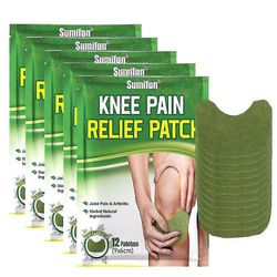 60x koiruohoinen polvilaastari polvelle, selälle, niskalle, olkapäälle Urheilu Fitness nivelten hoito 12kpl/laukku