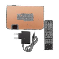 Rf Til omformer Adapter Analog mottaker Analog TV-boks Digital Box Fjernkontroll Eu Plug