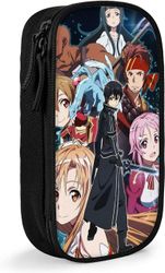 Kerota Sword Art Online Anime suurikapasiteettinen penaali, paperitavaralaukku, monitoiminen paperitavaralaatikko, sopii nuorille miehille ja naisi...