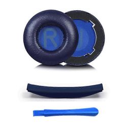 JBL TUNE 600BTNC/660NC 1 parin kuulokemikrofonin korvatyynyt proteiininahkatyynyt pääpannalla Tummansininen Style A