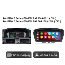 Jhshop 8.8" langaton Apple Carplay Android Auto auton multimedia video kosketusnäyttö bmw E60 E90 2003-2012 pääyksikön kamera Linux CIC: lle