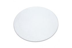 RugsX Moderne vasketæppe POSH cirkel lurvet, plys, tykt skridsikkert elfenben fløde circle 80 cm