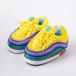 Ghyt Rainbow Sneaker Tossut miehille ja naisille | Hypebeast House tossut | Premium Pehmo Comfort One-koko 36-44