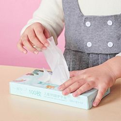 100kpl käsineitä lapsille Elintarvikkeiden kestävät käsineet läpinäkyvät 3-12-vuotiaille lapsille S