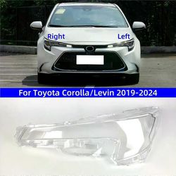 Toyota Corolla/Levin 2019 2020 2021 2022 2023 2024 Auton sisäosat Ajovalot Lampun lasi Läpinäkyvä kuori-Vasen ja Oikea-A