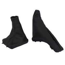 Bil Gear Gearskifte Knob Gaiter Bagagerumsdæksel Pu Læder Parkering Håndbremsegreb Covers Til Opel G Zafira A