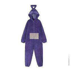 Etusivu 4 väriä Teletubbies Cosplay aikuisille Hauska Tinky Winky Anime Dipsy Laa-laa Po Pehmeät pitkät hihat Pala Pyjama Puku violetti XL