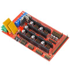 RAMPS 1.4 -ohjauspaneeli + 5 A4988 askelmoottorin käyttömoduulisarja 3D-tulostimelle