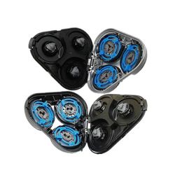 Vaihtoparranajokoneen pään kanssa yhteensopiva Philips S5000 S5370 S5571 S5420 S5140 S5078 S5077 S5050 S5082 sähköinen partaterä-musta Mustasininen