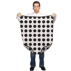 Hauska iso alusvaatteet Mama Undies Plus koko Granny pikkuhousut Valkoinen norsuvitsi lahja naisille Miehet, 100% Uusi Mustavalkoisia pisteitä