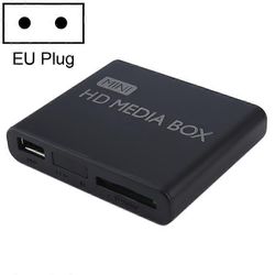 X9 Mini HD HDD -multimediasoitin 4K Video Loop USB ulkoinen mediasoitin AD-soitin (US-liitin)