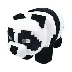 2025 Minecraft Pehmo Panda Musta/Valkoinen 25cm