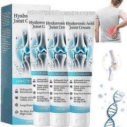 Hyaluronihapponivelvoide, hyaluronihappohierontavoide, edistynyt nivel- ja luuhoitovoide selälle, niska, kädet, polvet 3pcs