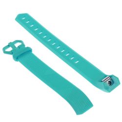 Hiborth Ersättning Silikon Mjuk Sport Klocka Band Armband Armband För Fitbit Alta HR Cyan Small