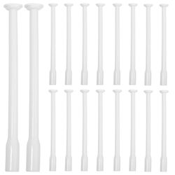 20 kpl kertakäyttöisiä emättimen applikaattoreita, kannettavia peräpuikkoapplikaattoreita, kotitalouksien voiteluaineampujia Valkoinen 13.5x1cm