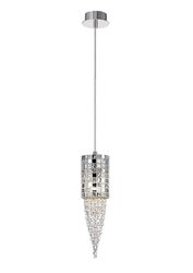 Inspired Lighting Camden Loft Vedhæng 1 lys G9 poleret krom, mosaikglas, krystal