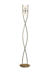 Inspired Lighting Rosa Gulvlampe 2 Lys G9, Antik messing